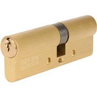 ERA 1 Star 6 Pin Double Euro Cylinder 40-50mm in Brass