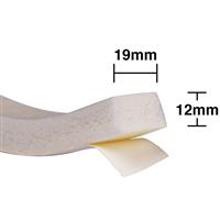 Stormguard Jumbo Rubber Foam Weatherstrip 6m in White