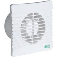 Airvent 100mm Low Profile Extractor Fan Humidistat in White ABS