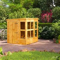 Power Pent Potting Shed 6' x 6' in Natural Timber