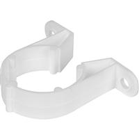 Aquaflow Pipe Clip 32mm in White Plastic