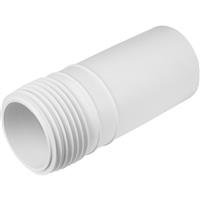 McAlpine MAC-EXTA Macfit Straight Extension Connector 200mm in White Rubber