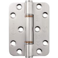 Eclipse Grade 14 Insignia Thrust Bearing Radius Hinge Satin (2 Pack) in Silver Stainless Steel