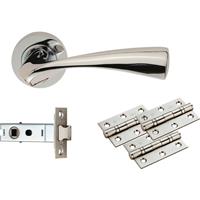 Carlisle Brass Sintra Door & Latch Pack Polished in Chrome