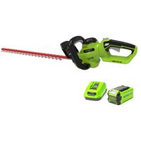 Greenworks 40V 61cm (24) Cordless Hedge Trimmer 1 x 2.0Ah