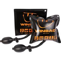 Forgefix Winbag Air Wedge Levelling Tool 135kg Lifting (2 Pack) in Black Reinforced Fibre