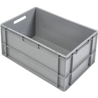 Barton Euro Container 60L in grey Plastic