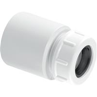 McAlpine Overflow Universal Compression Plain Tail Reducer 1 1/2" x 19/23mm R17 in White