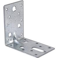 BPC Fixings Heavy Duty Angle Bracket 90 x 90 x 60mm (10 Pack) Pre-Galvanised Mild Steel