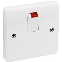 MK 20A DP Switch Neon in White Plastic
