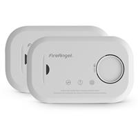 FireAngel (CO) Alarm with 1 year replaceable batteries FA6813 120x73x35.5mm (2pk)