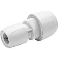 Hep2O Socket / Socket Reducer 15 x 10mm in White Plastic