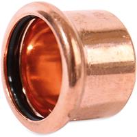 Made4Trade Press Fit Stop End 15mm in Copper