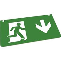 Integral LED Multi-Fit IP20 LED 26m Emergency Exit Sign Legend Arrow Down