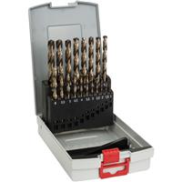 Bosch HSS Cobalt Metal Drill Bit Set (19 Piece) Steel