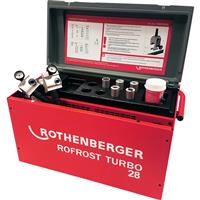 Rothenberger Rofrost 28 Turbo Electric Pipe Freezer 8-28mm in Red Plastic