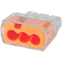 Ideal Industries EMEA Ideal Industries In-Sure Push-In Wire Connectors 3 Port (100 Pack) Polycarbonate