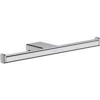Hansgrohe AddStoris Double Roll Holder in Chrome Metal