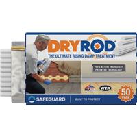 Safeguard Dryrod Damp-Proofing Rods Clear (50 Pack)