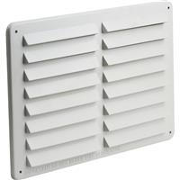 Airvent Louvre Vent Plastic in White