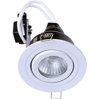 Spa Lighting Spa Adjustable Downlight GU10 7W IP65 in White Aluminium