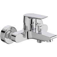 Ideal Standard Tesi Taps Bath Shower Mixer 1 Tap Hole Wall Mounted in Chrome Brass
