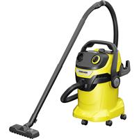 Karcher WD5 25 litre Wet and Dry Vacuum 1100W in Yellow Plastic