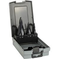 Bosch HSS-AlTiN Step Drill Bit Set (3 Piece) Steel