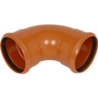 Aquaflow Double Socket Bend 160mm 87.5deg in Terracotta
