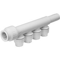 JG Speedfit Manifold 4 Port with Stem 22mm x 15mm in White Polybutylene