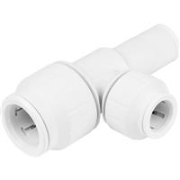 JG Speedfit Reducing Stem Tee 22 x 22 x 15mm in White Plastic