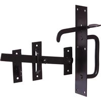 Suffolk Latch Japanned in Black Steel