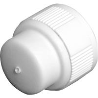 Unbranded Stop End 15mm in White Plastic