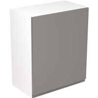 Kitchen Kit Flatpack J-Pull Kitchen Cabinet Wall Unit Ultra Matt 600mm in Dust Grey MFC