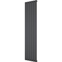 Ximax Camden Aluminium Designer Radiator 1800 x 415mm 3154Btu Anthracite in Anthracite Structure