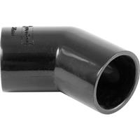 Aquaflow Solvent Weld Overflow Bend 21.5mm 135deg in Black
