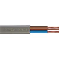 Doncaster Cables Twin & Earth Cable (6242Y) 2 Brown Cores 1.5mm2 Drum (25m) in Grey