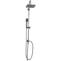 Croydex Square Diverter Shower Kit in Chrome