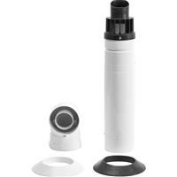 Baxi Standard Telescopic Horizontal Flue in White