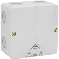 Profix IP65 Moulded PVC Box 93 x 93 x 55mm in White