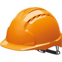 JSP EVO2 Adjustable Safety Helmet in Orange Hdpe