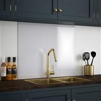 Splashback Self-Adhesive Glass 900 x 750mm in Platinum