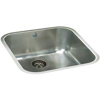 Franke Lucca Undermount Stainless Steel Sink Single Bowl in Silver