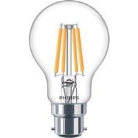 Philips LED Ultra Efficient Lamp B22 A60 2.3W 2700K in Clear Glass