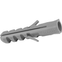 Fischer Nylon S Plug 6mm (100 Pack) in Grey