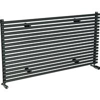 Ximax Kingston Horizontal Designer Radiator 610 x 1400mm 3286Btu Structure in Anthracite Steel