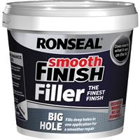 Ronseal Big Hole Smooth Finish Filler 1.2Kg in White