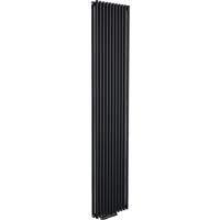 Ximax Kingston Duo Vertical Designer Radiator 1800 x 400mm 3818Btu Structure in Anthracite Steel