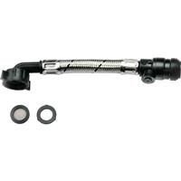 Salamander Flexible Anti-vibration Couplers 15mm Angled in Silver Plastic