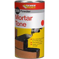 Everbuild 208 Powder Mortar Tone 1kg in Red Plastic